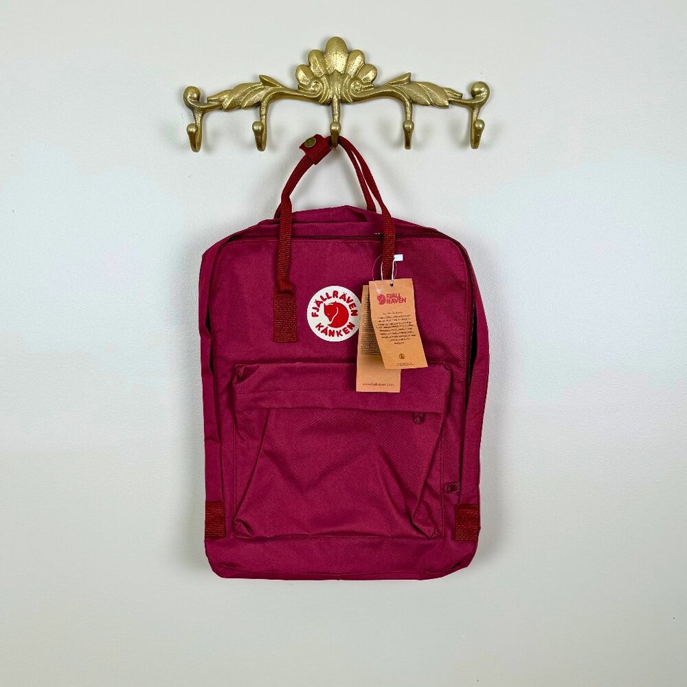 Brand New with Tags Fjällräven Kånken Backpack in Vibrant Berry Red